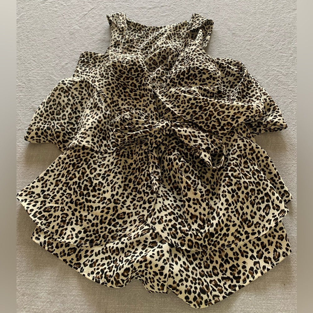 Leopard Romper